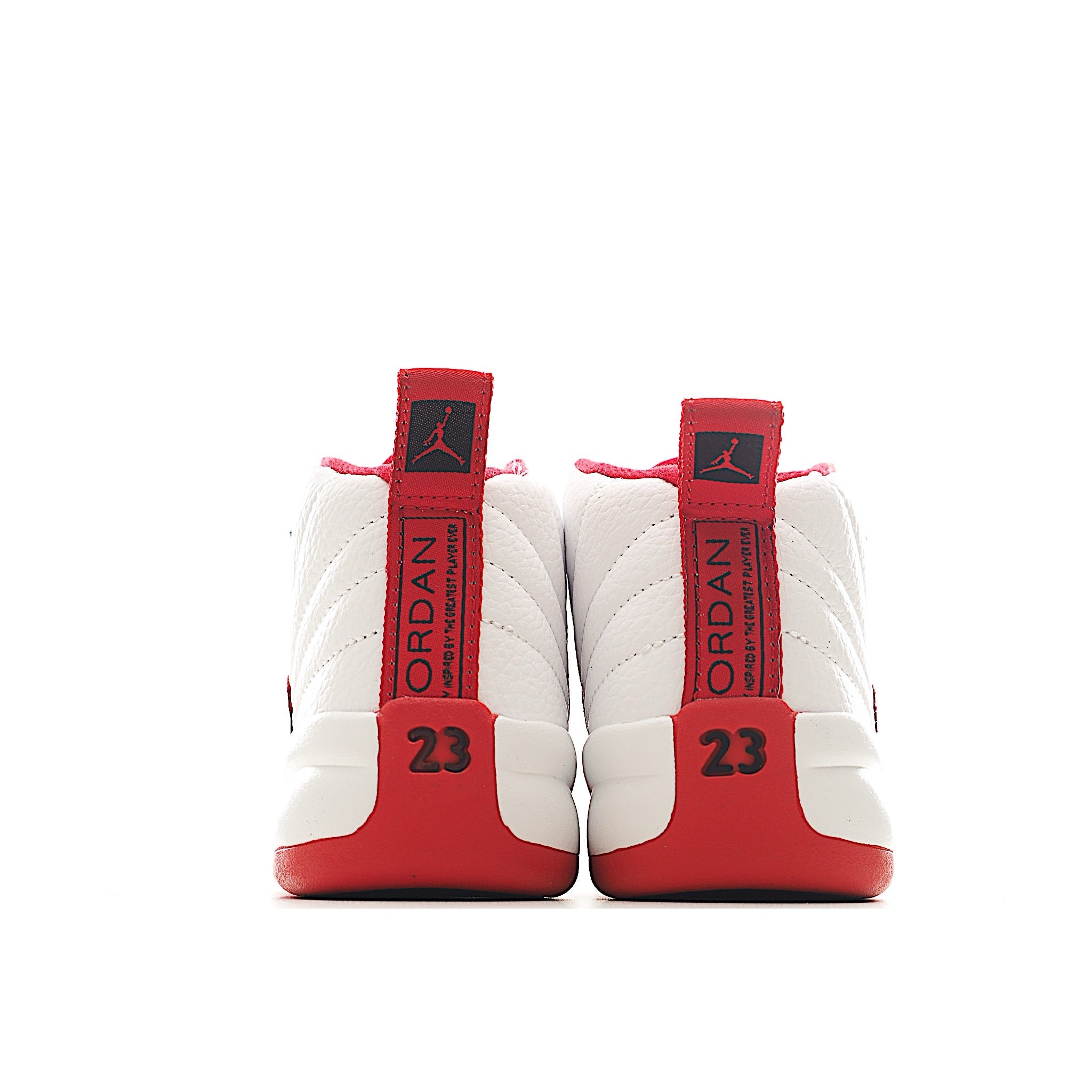 Red and black custom jays