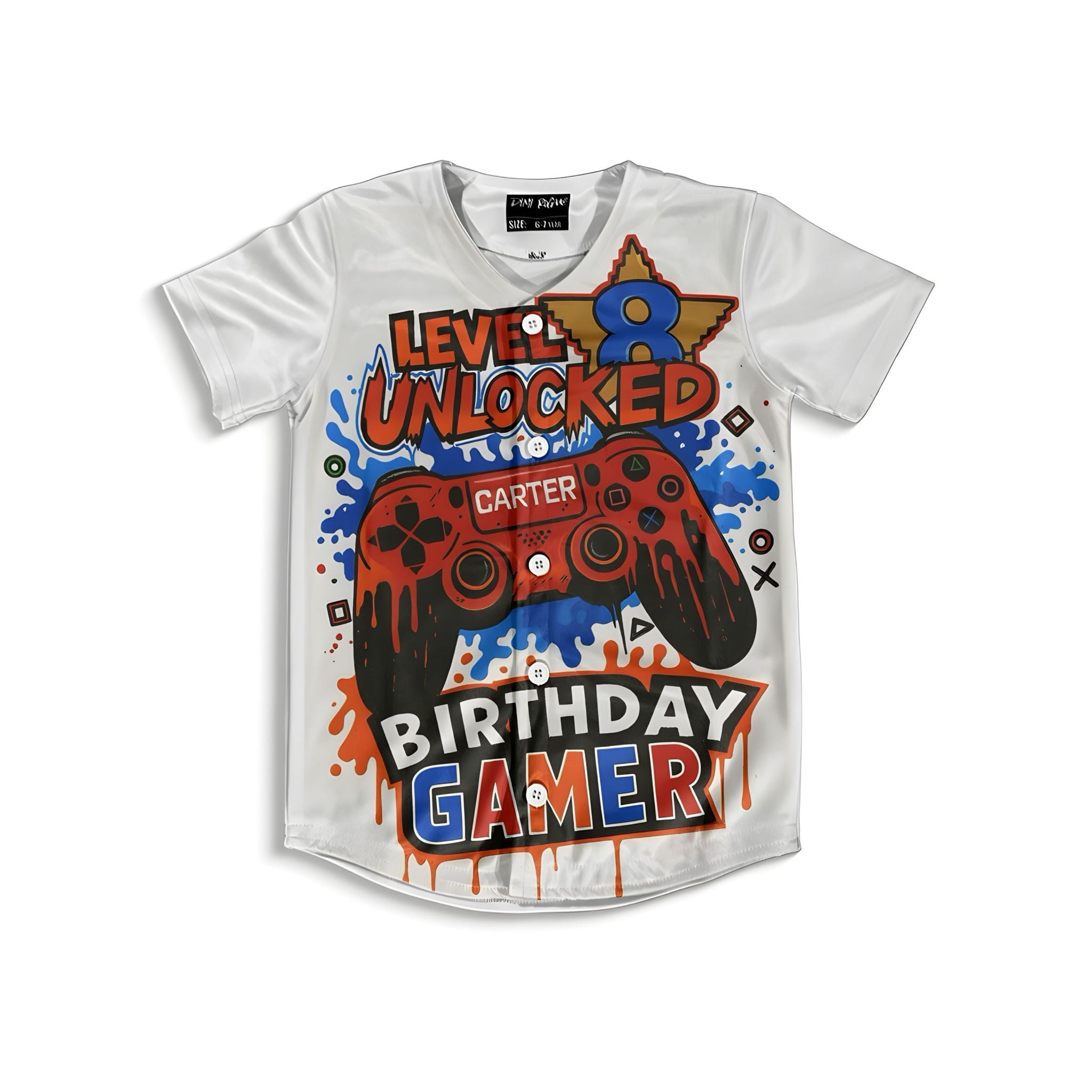 Kids Gamer Baseball Jersey