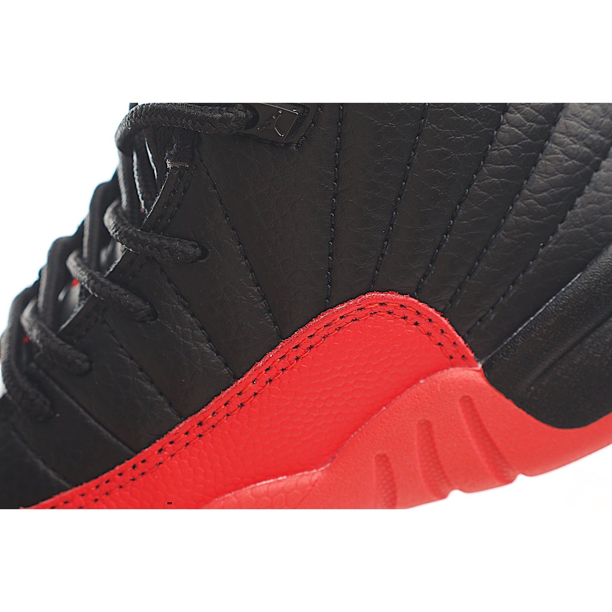 Red and black custom jays