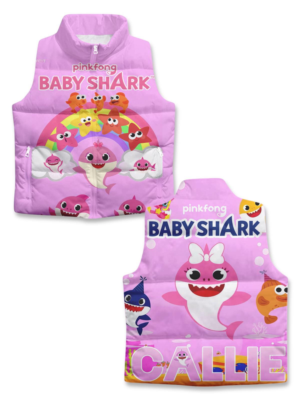 Pink Baby Shark Vest