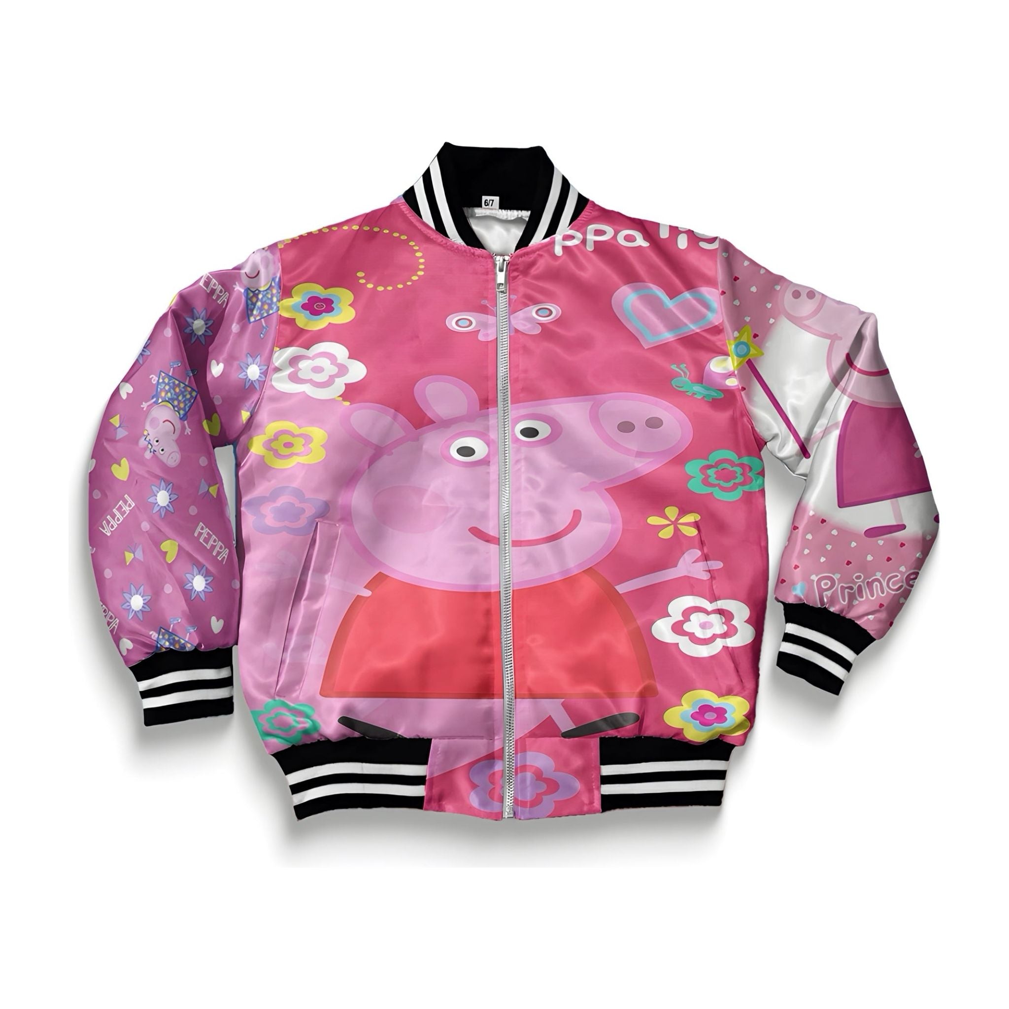 Kids pink peppa pig Bomber