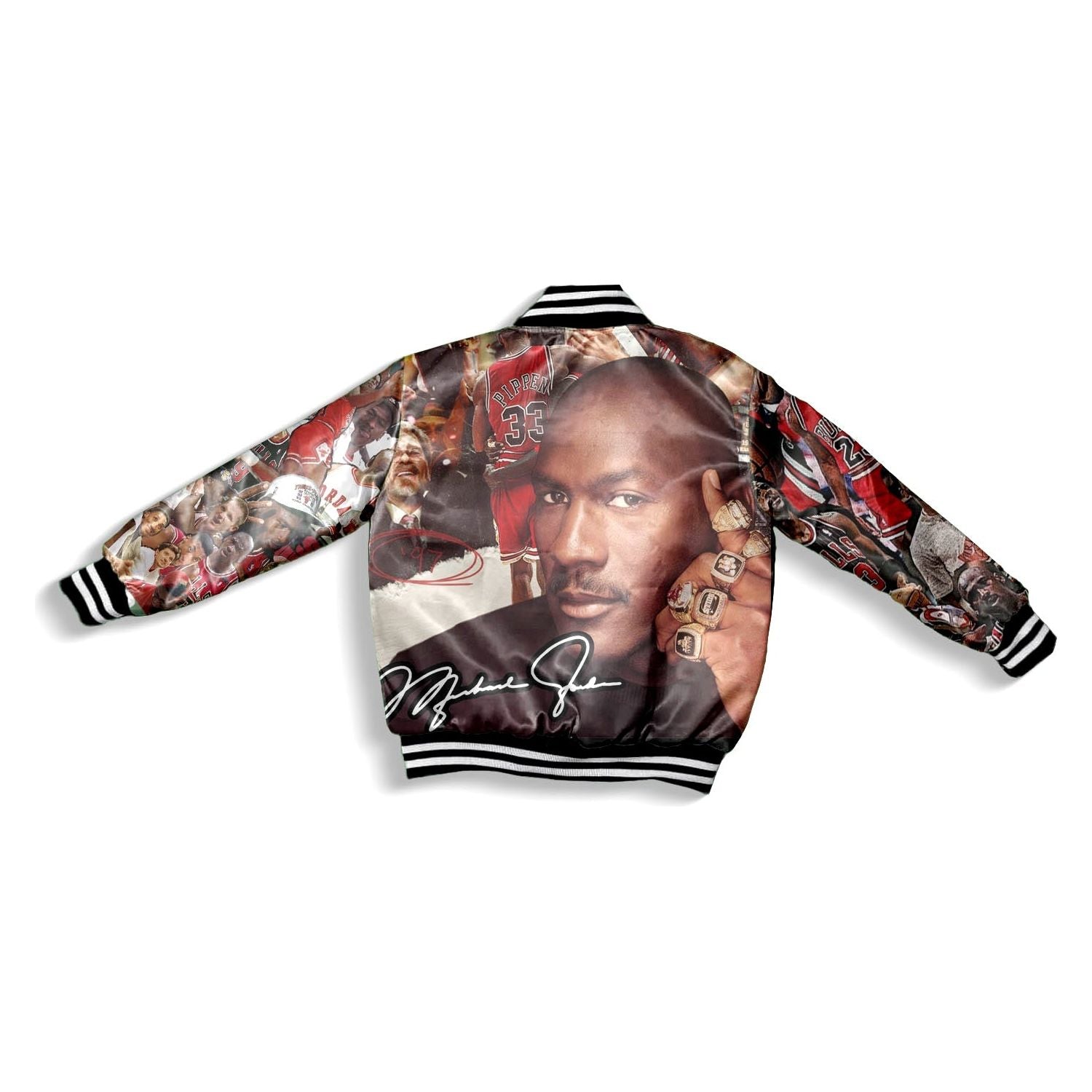 Men Michael Jordan Bulls Bomber