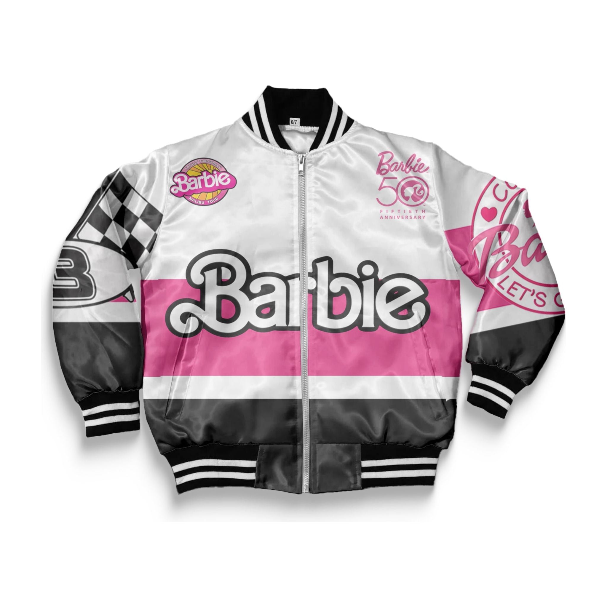 Kids Barbie Racecar Bomber