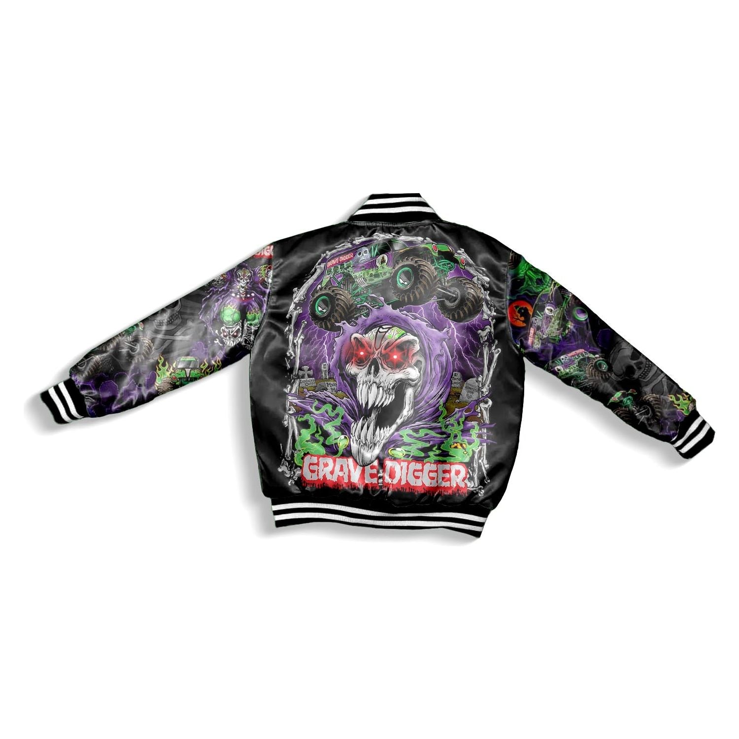 Kids Monster Jam Grave Digger Bomber