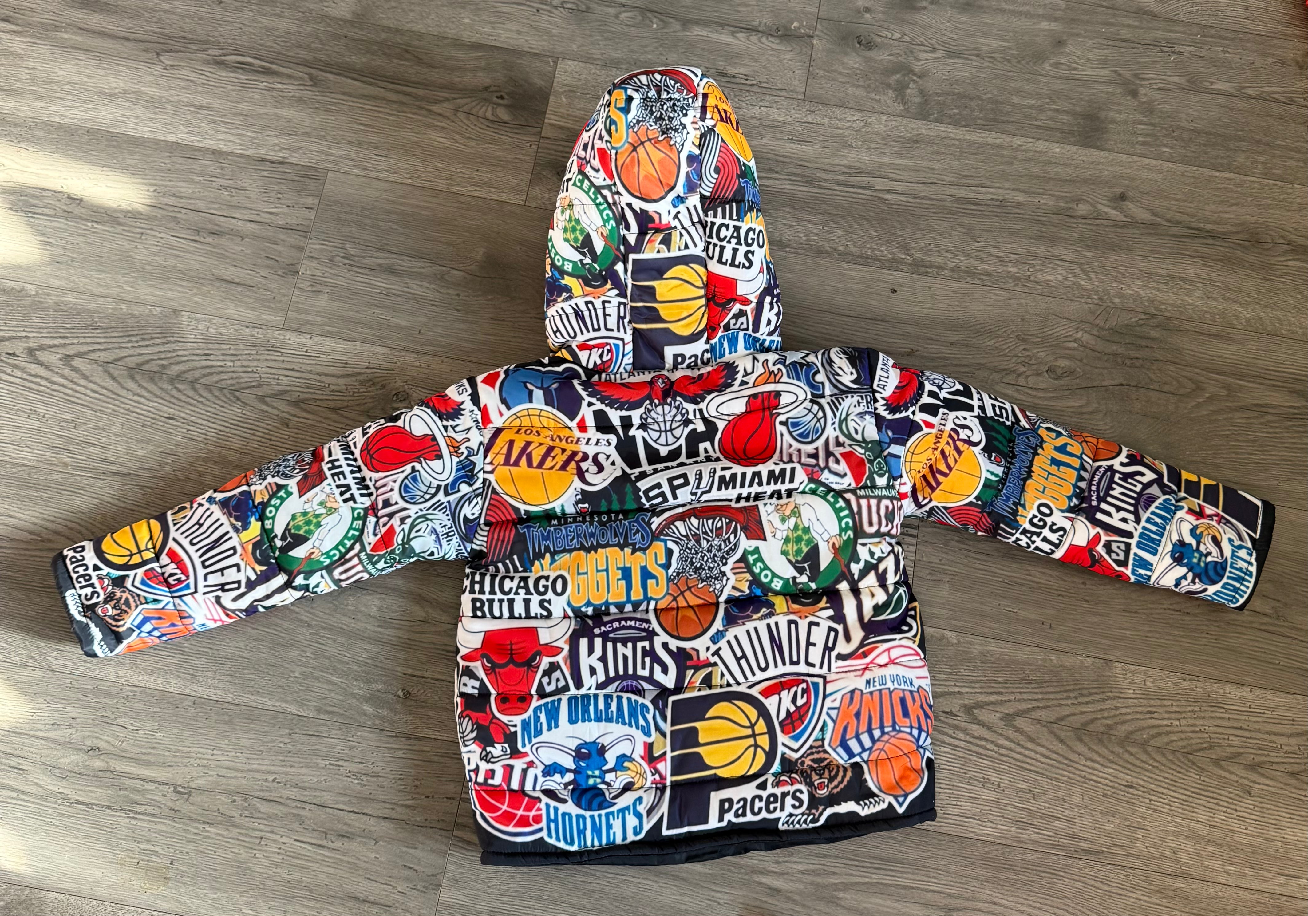 Nba logo puffer Jacket ()