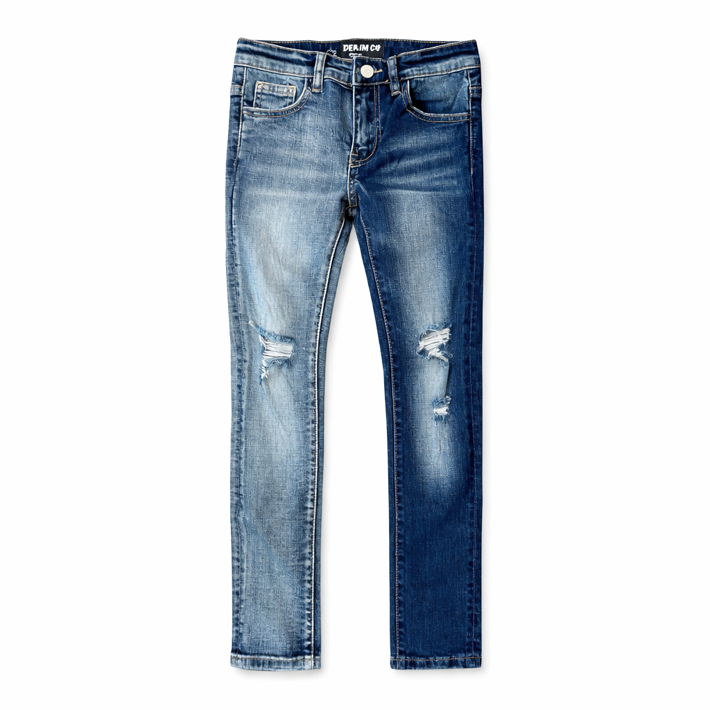 Kids half and half denim jeans