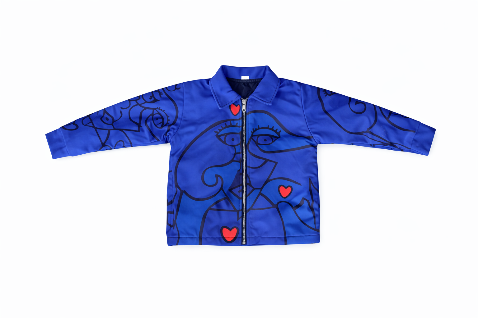 Kids blue picasso jacket