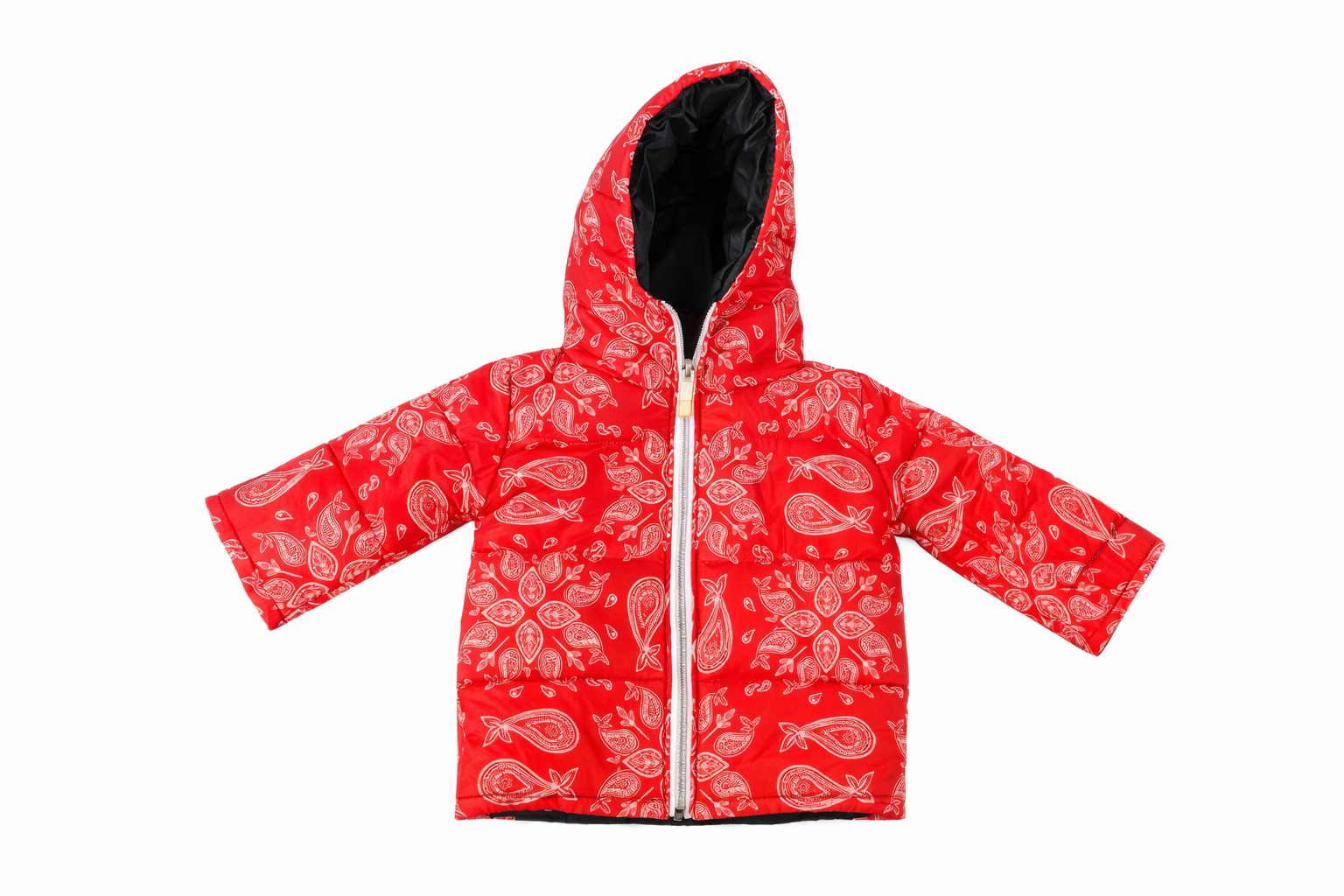 Kids Red Bandana Puffer