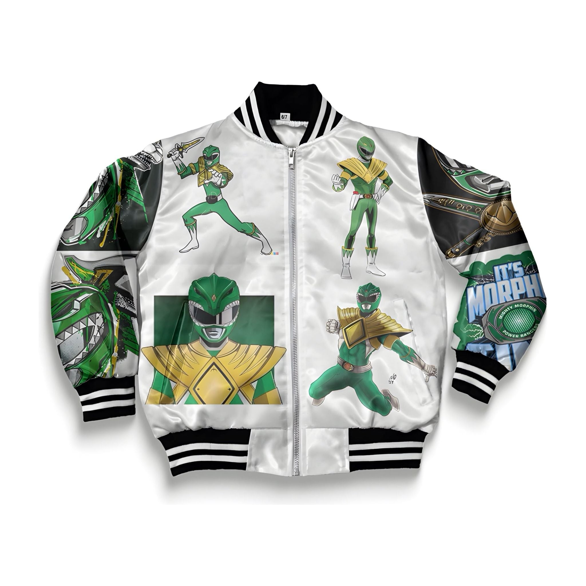 Men's Green power Ranger Bomber