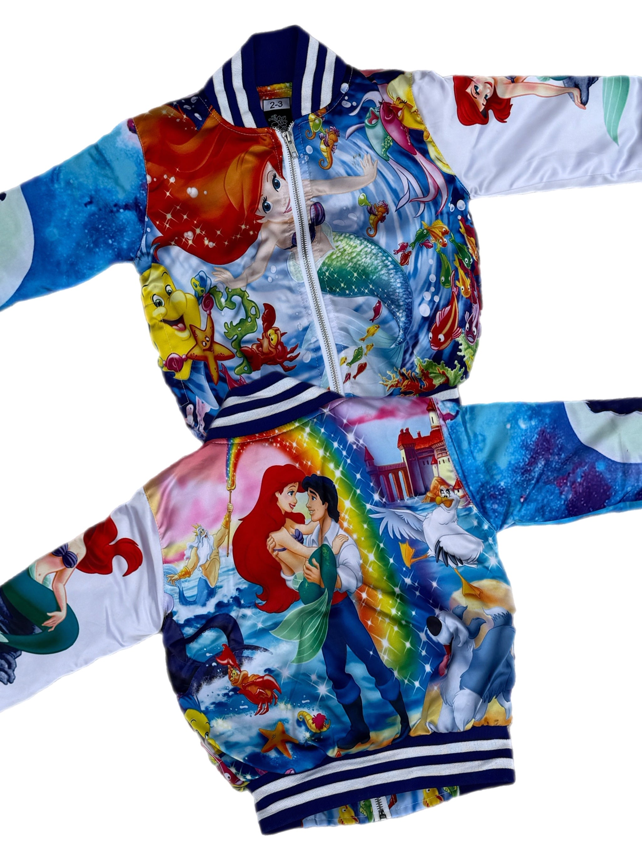 Kids Mermaid Bomber