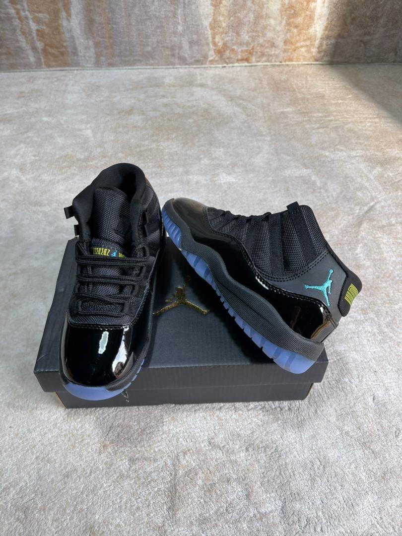 Blue and black 11 Sneaker