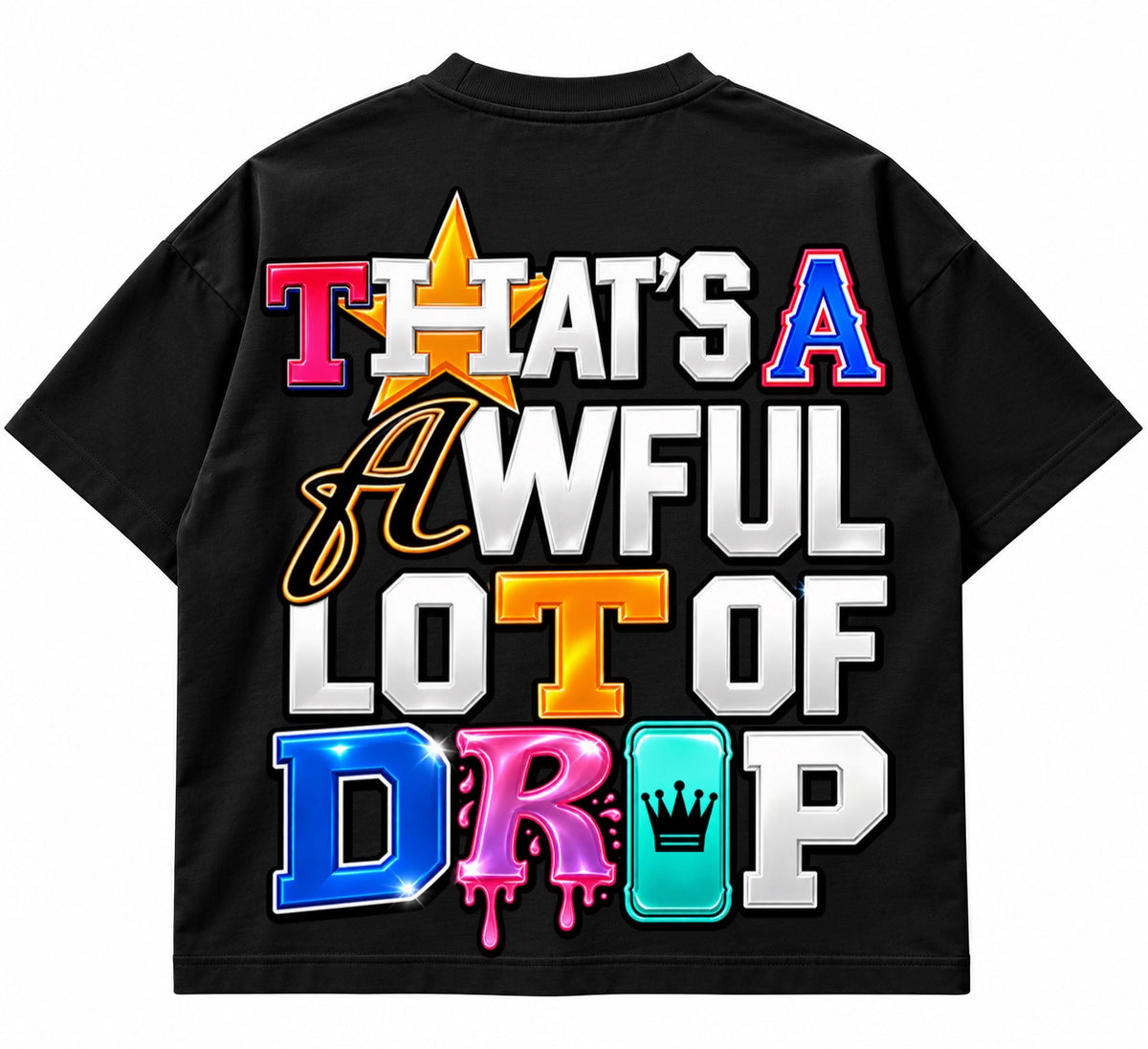 Kids Drip boxy T-shirt
