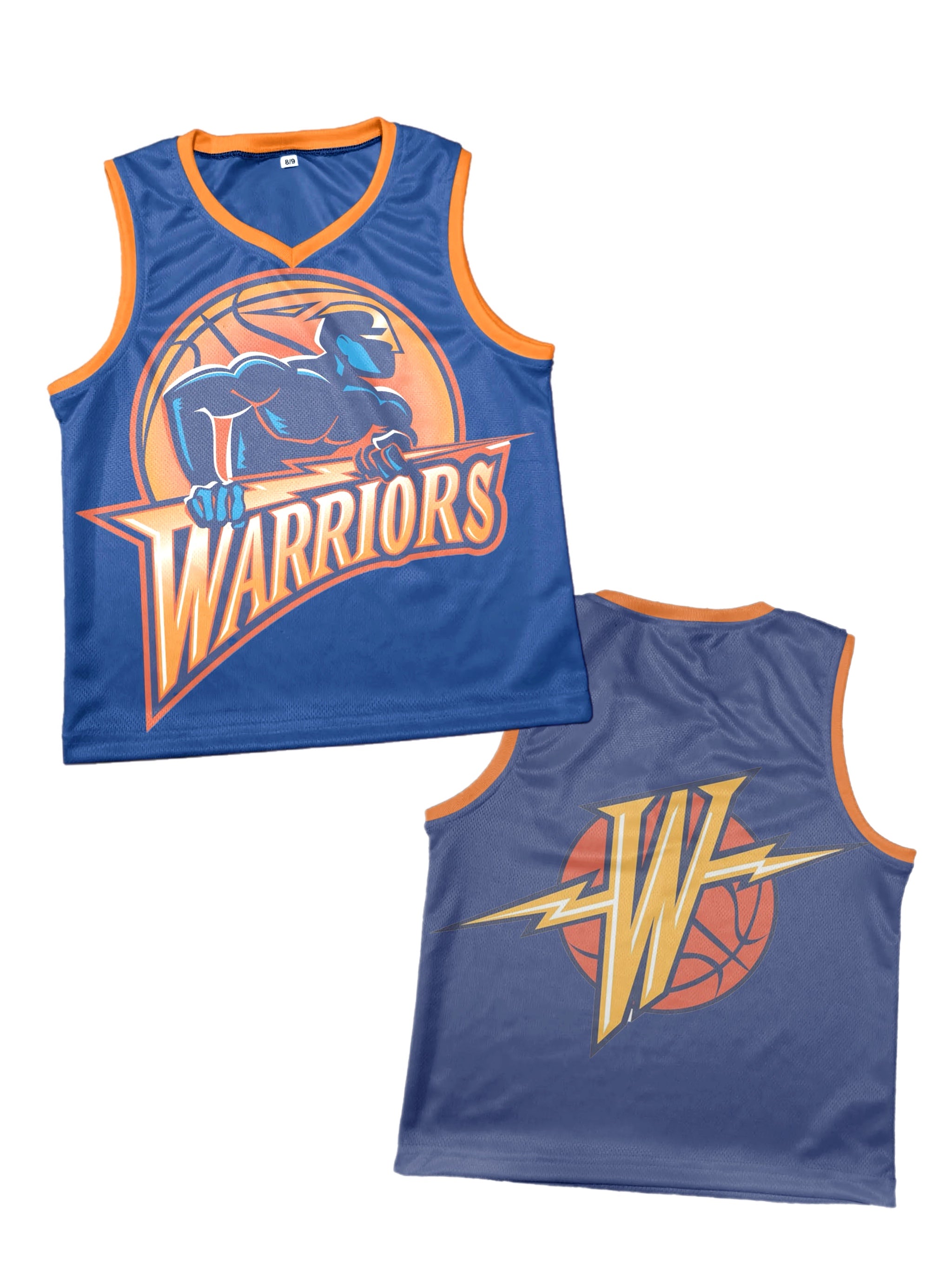 Kids Warriors basketball jersey