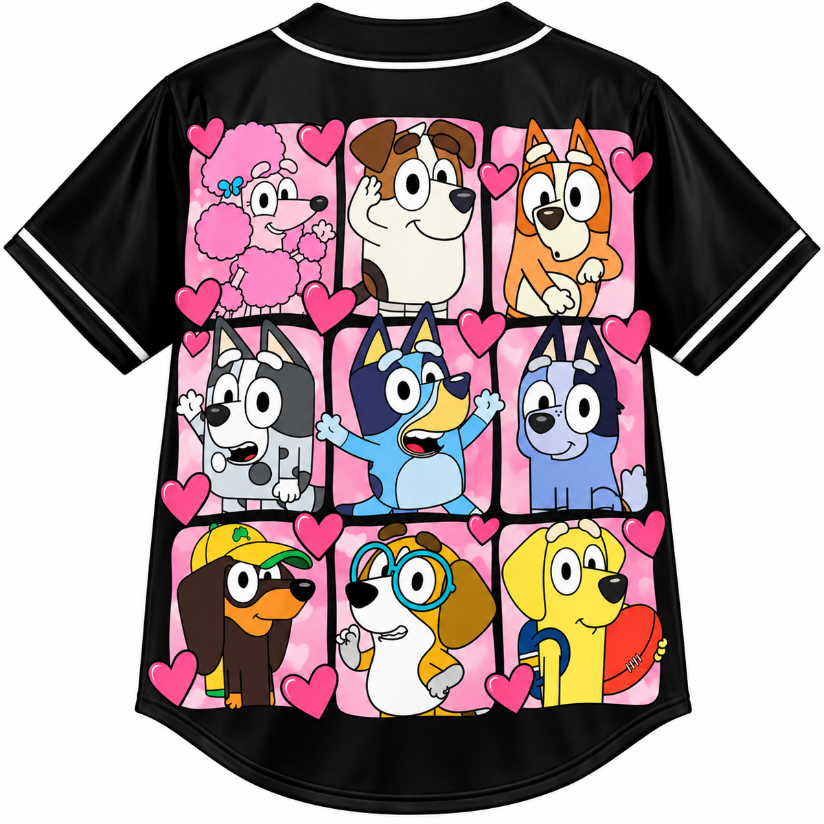 Kids Bluey Baseball Jersey