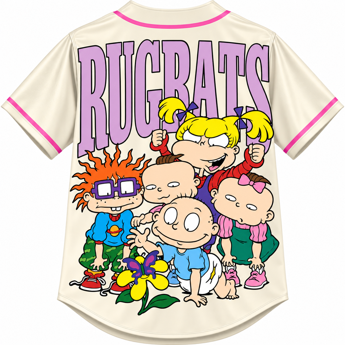 Kids Girls Rugrats Baseball Jersey