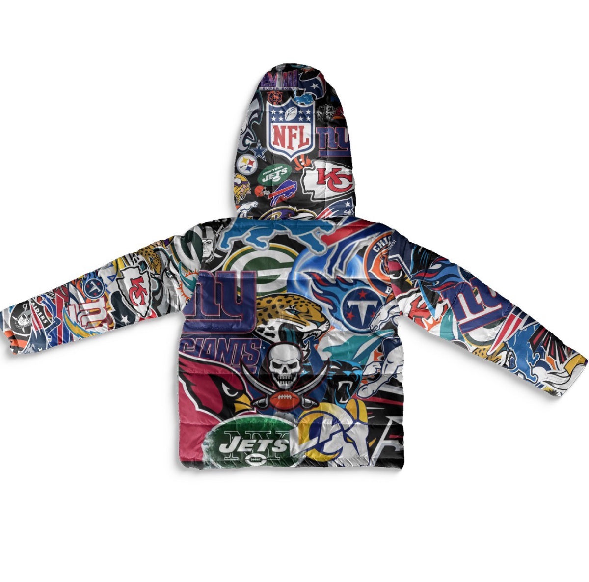 Kids i Love Football Puffer