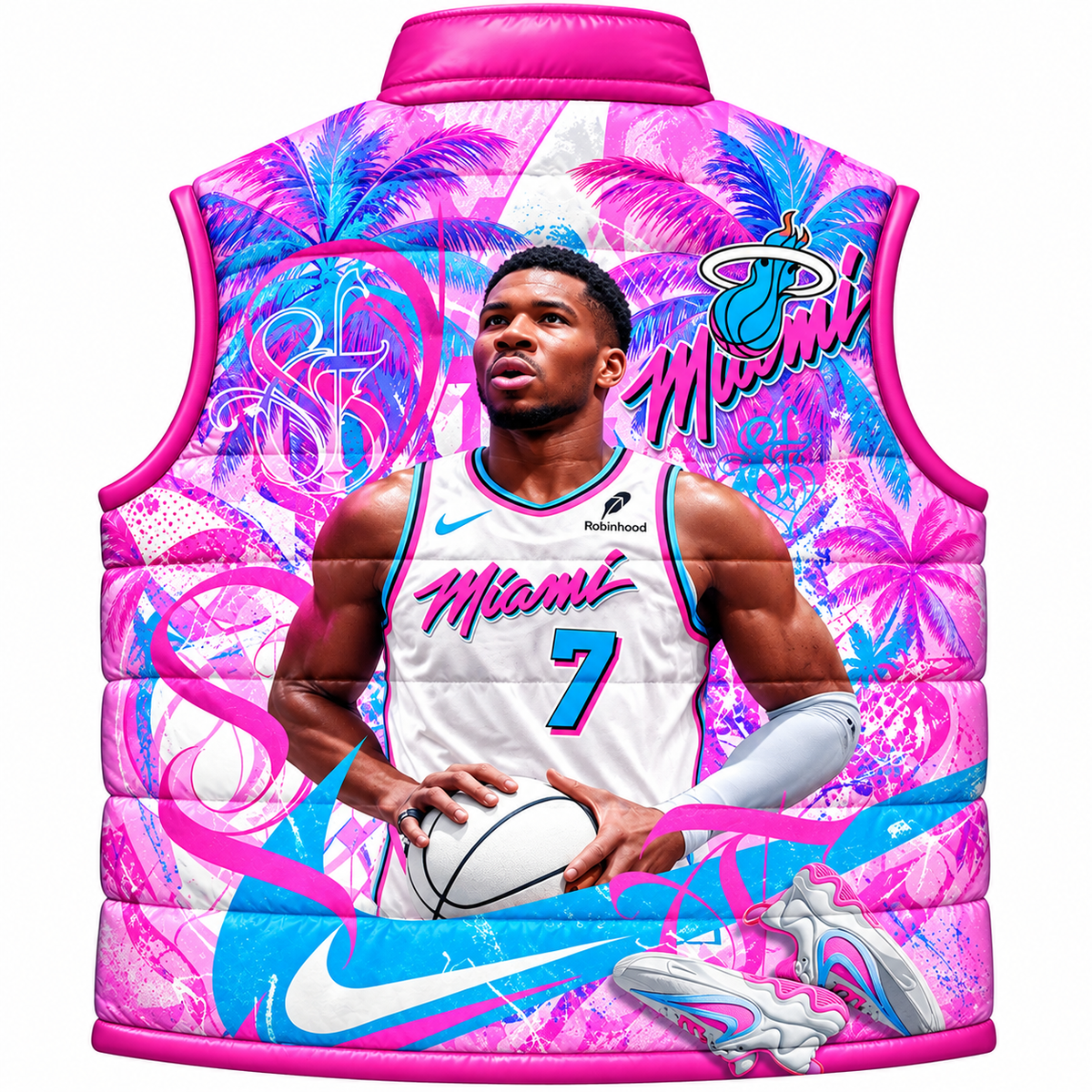 Kids Giannis 7 Miami Vice Vest
