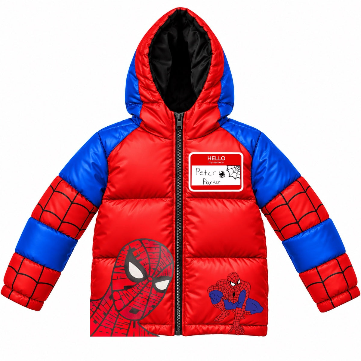 Kids Amazing Spiderman Puffer