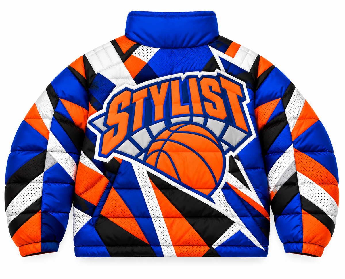 STYLIST Basketball Puffer Jacket