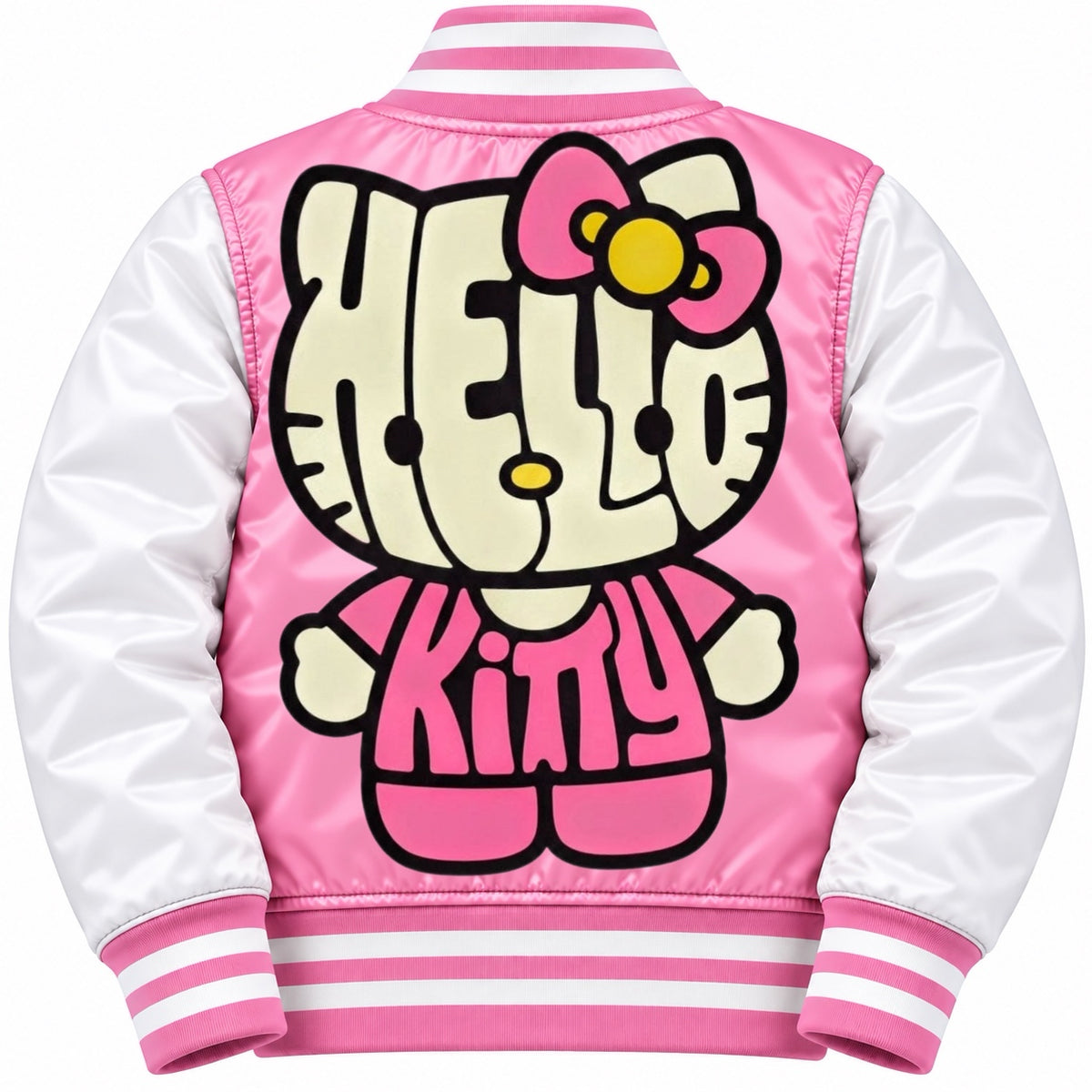 Kids Girls Pink Hello Kitty Bomber