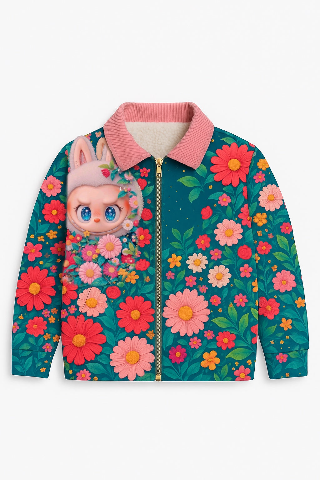 Kids labubu floral Jacket