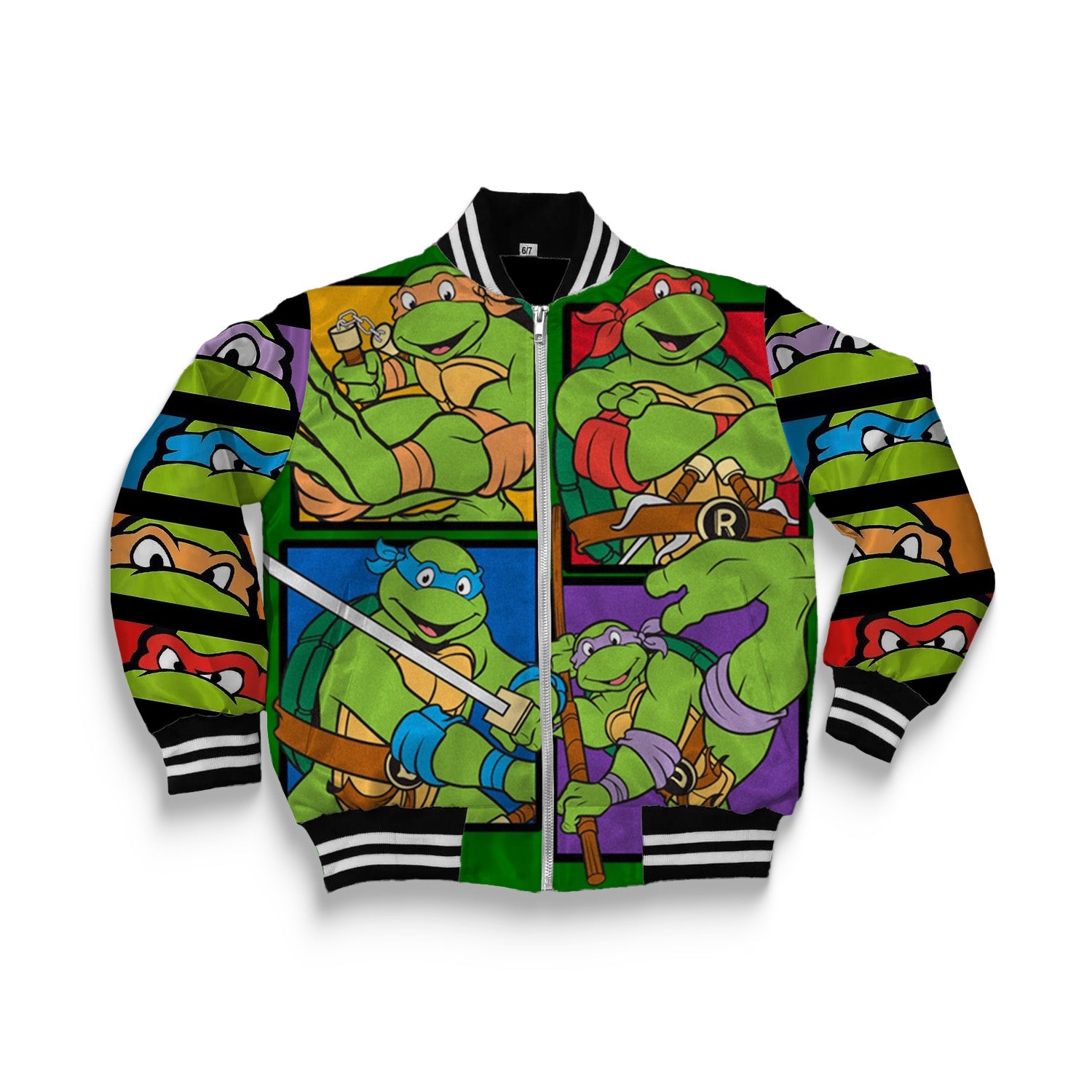 Kids TMNT Ninja Turles Bomber Jacket
