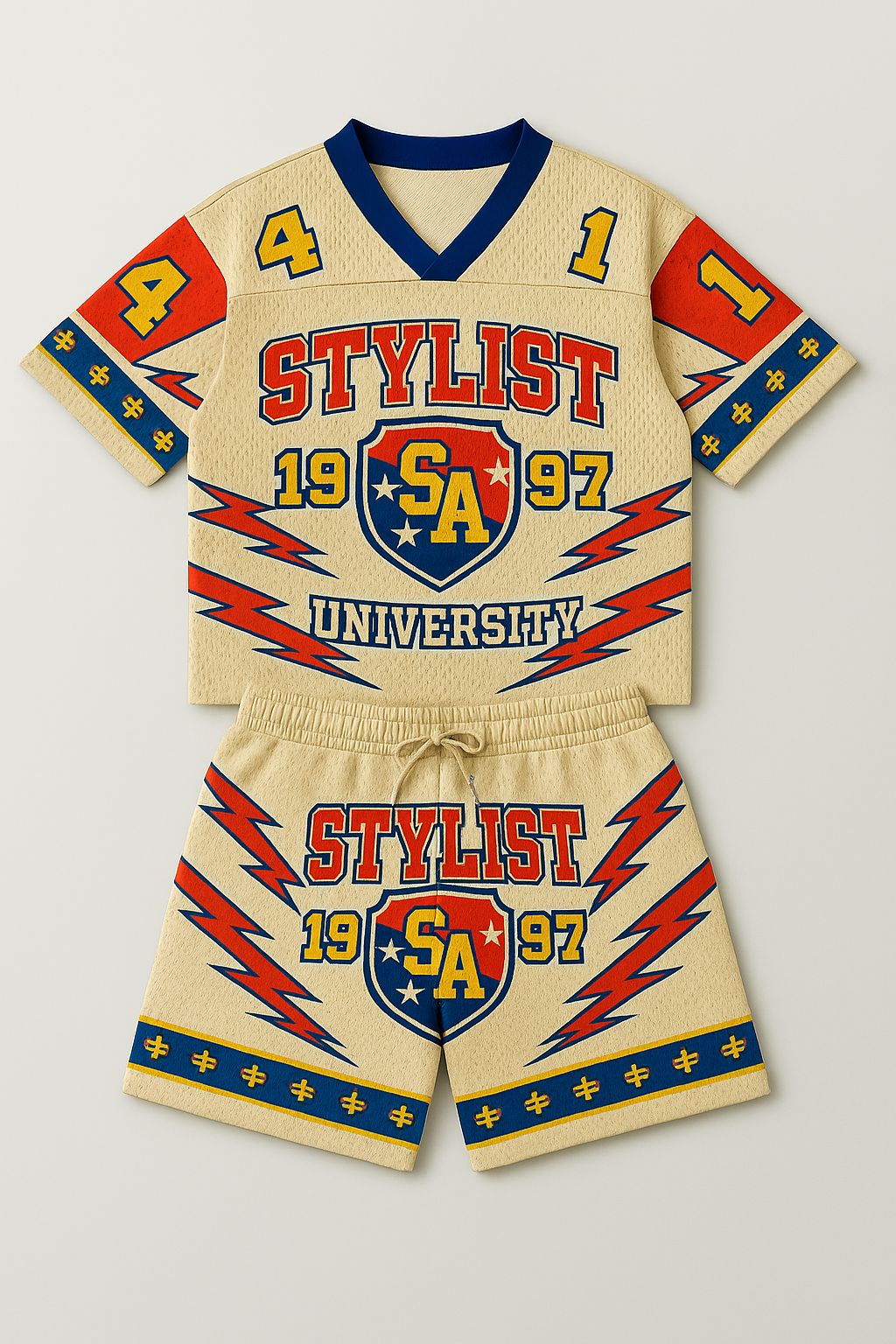 Kids Retro Varsity Graphic Set