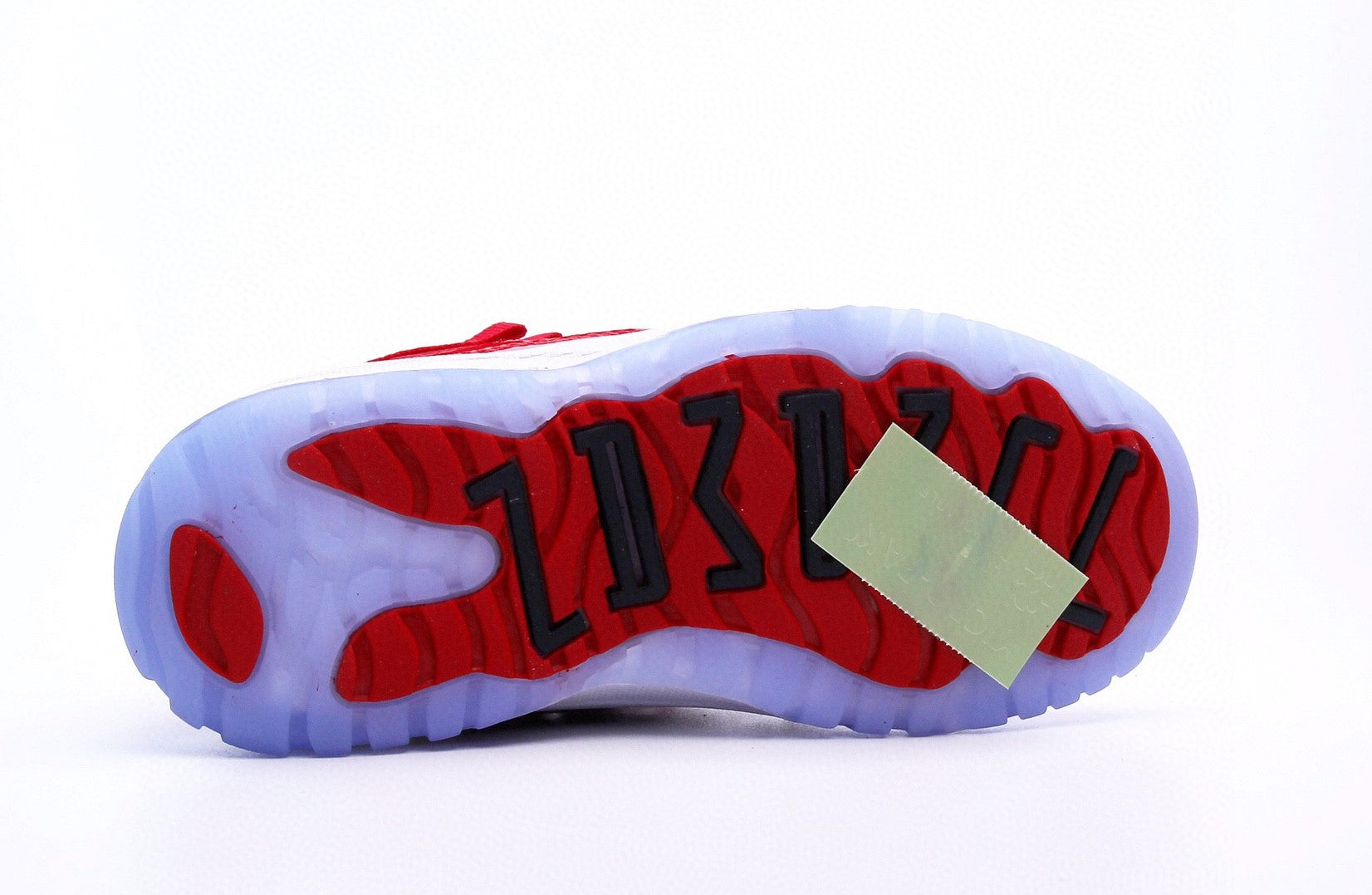 Sneaker in White & Red