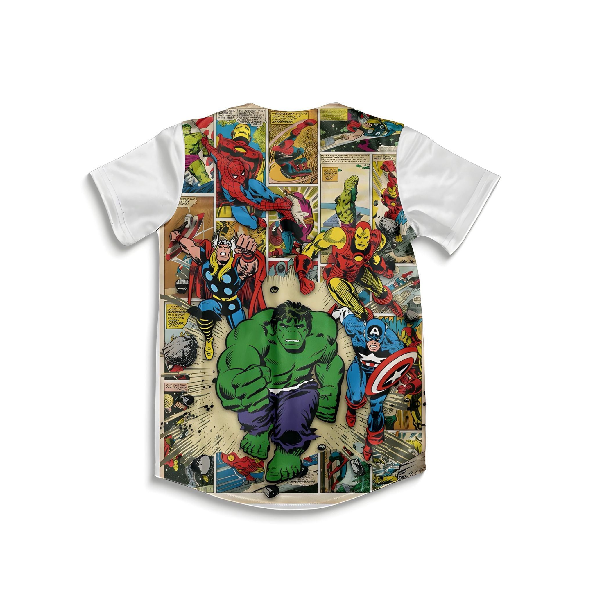 Kids Marvel Avengers baseball jersey