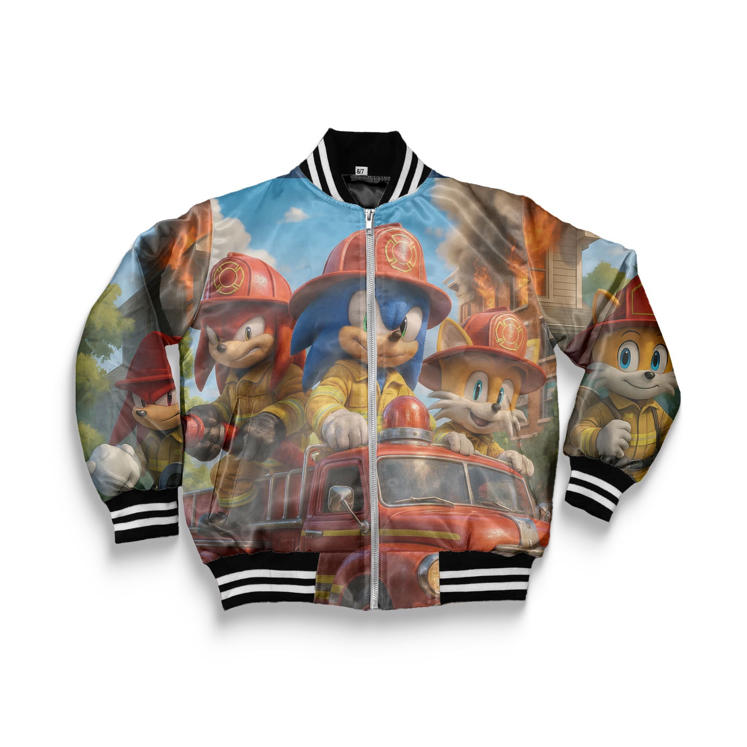 Sonic Fire Fighters Bomber Jacket