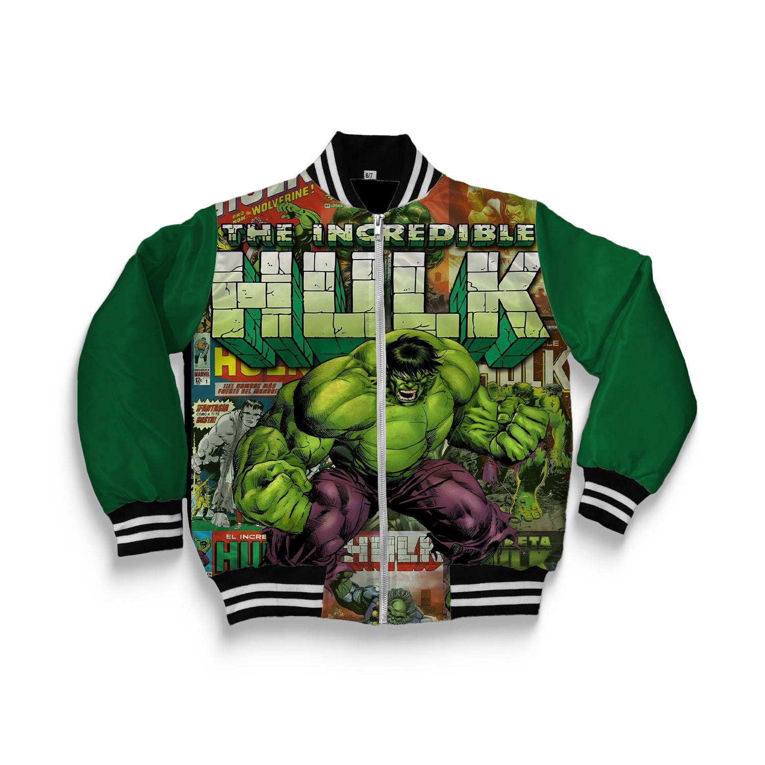 Kids The Incredible Hulk Bomber Jacket