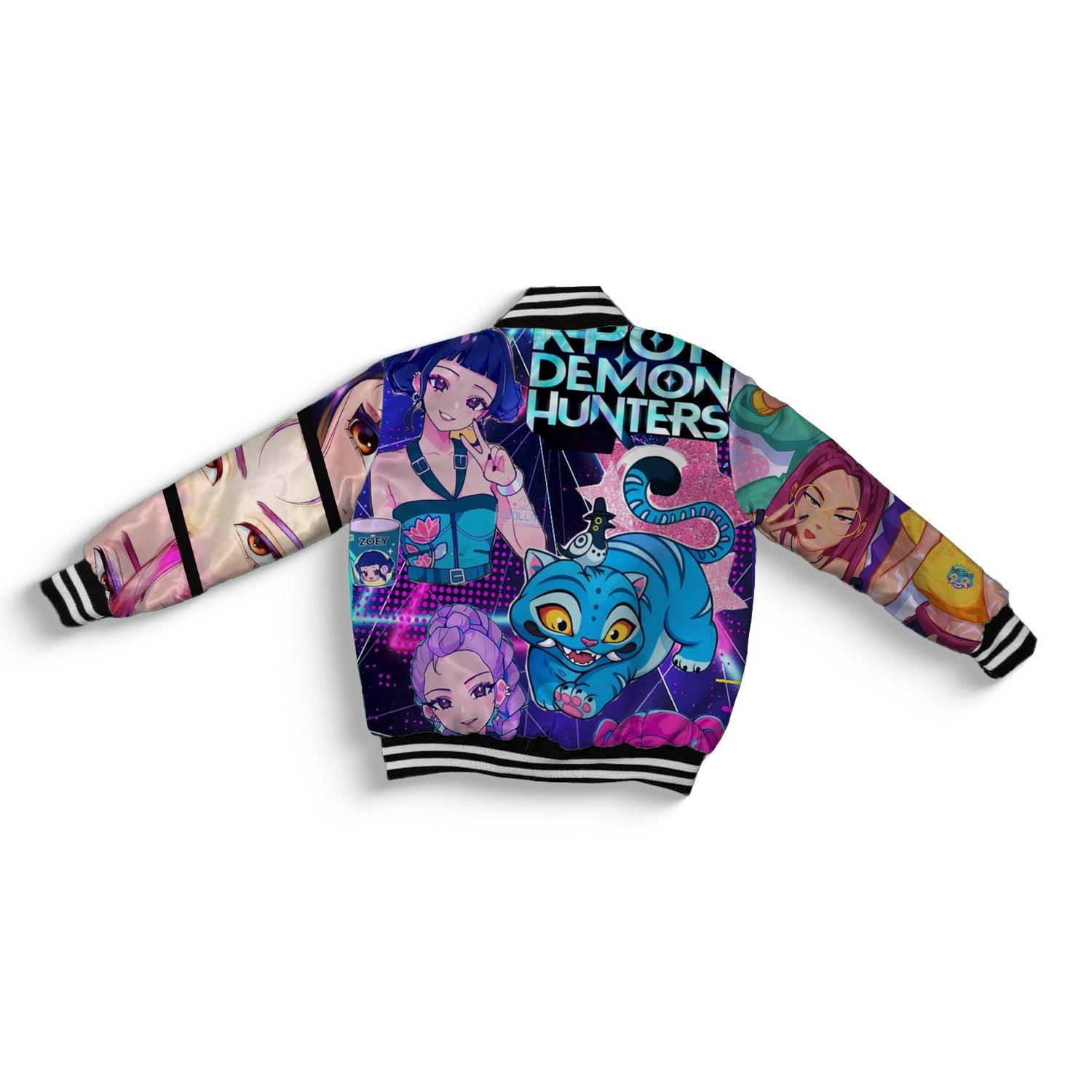 Kids K-Pop Demon Huntrix Bomber Jacket