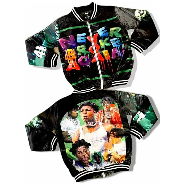 Women Green NBA Bomber