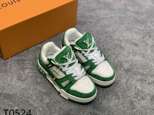LV Trainer Sneaker in Green