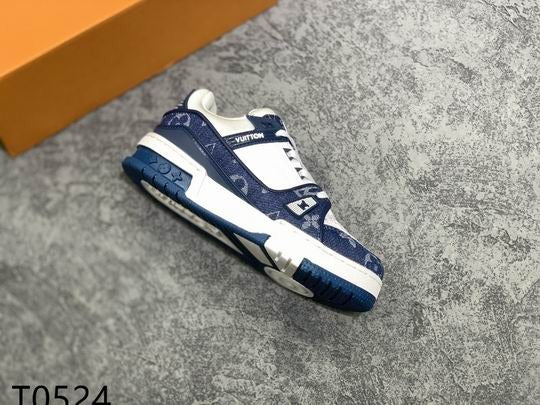 LV Trainer Sneaker in Blue