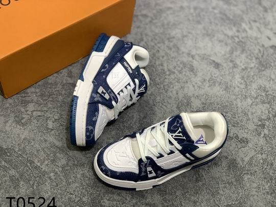 LV Trainer Sneaker in Blue