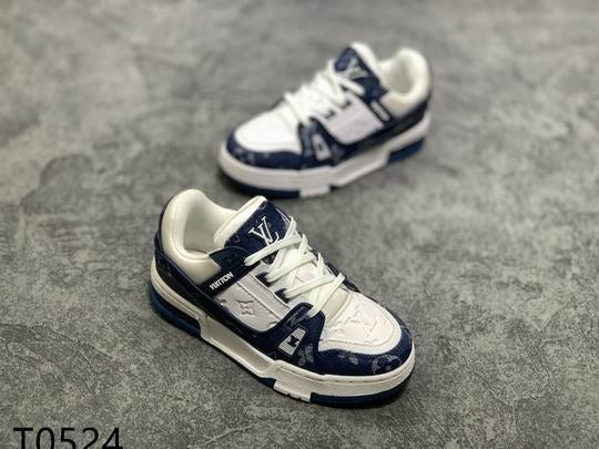 LV Trainer Sneaker in Blue