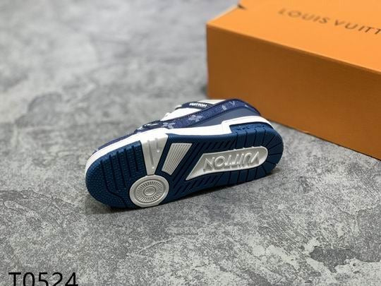 LV Trainer Sneaker in Blue