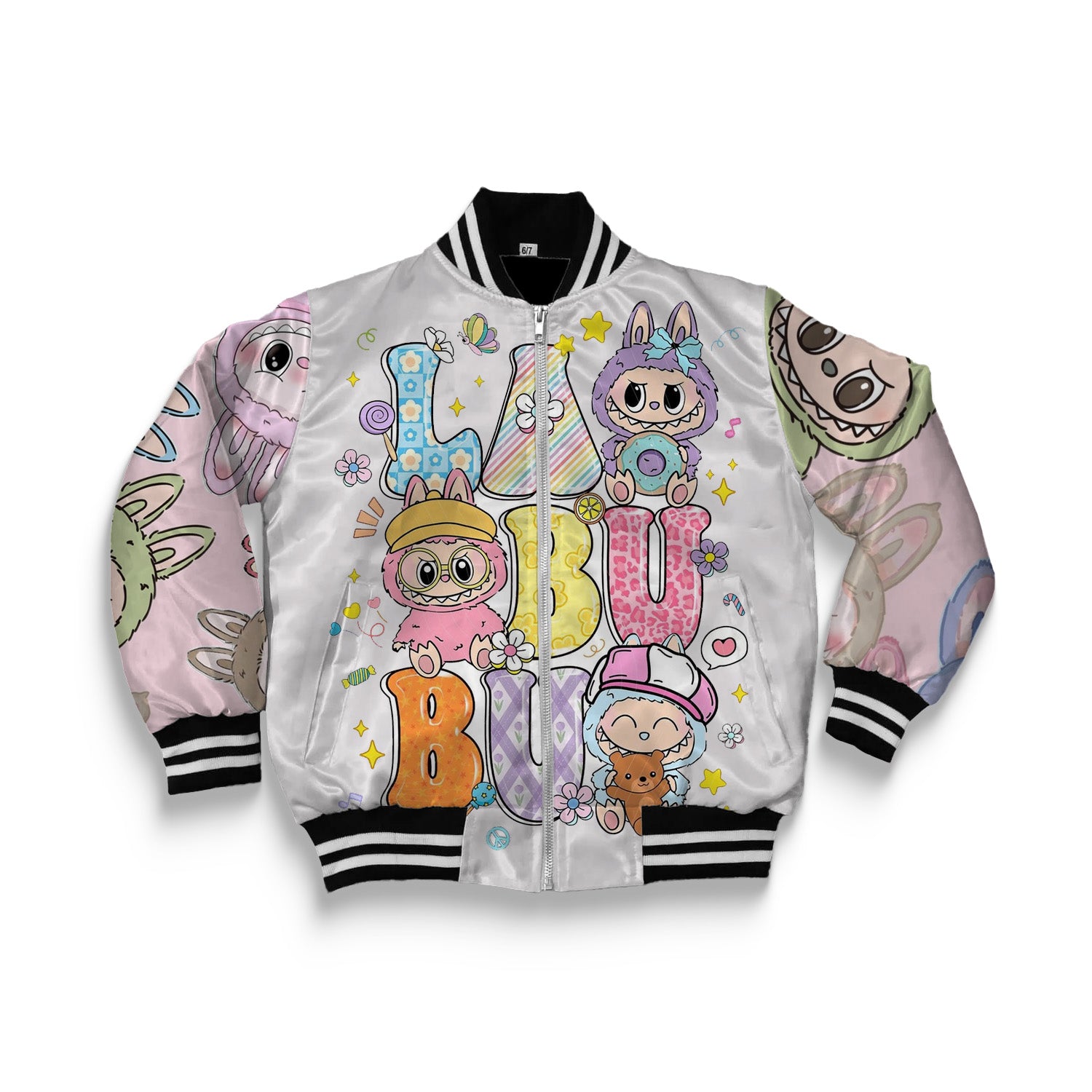 Kids Labubu Crew Bomber Jacket