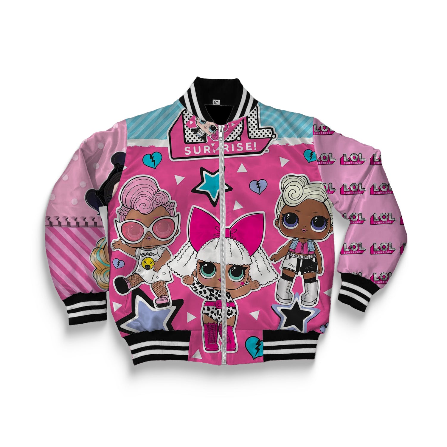 Kids Girls Lol Doll Surprise! Bomber Jacket