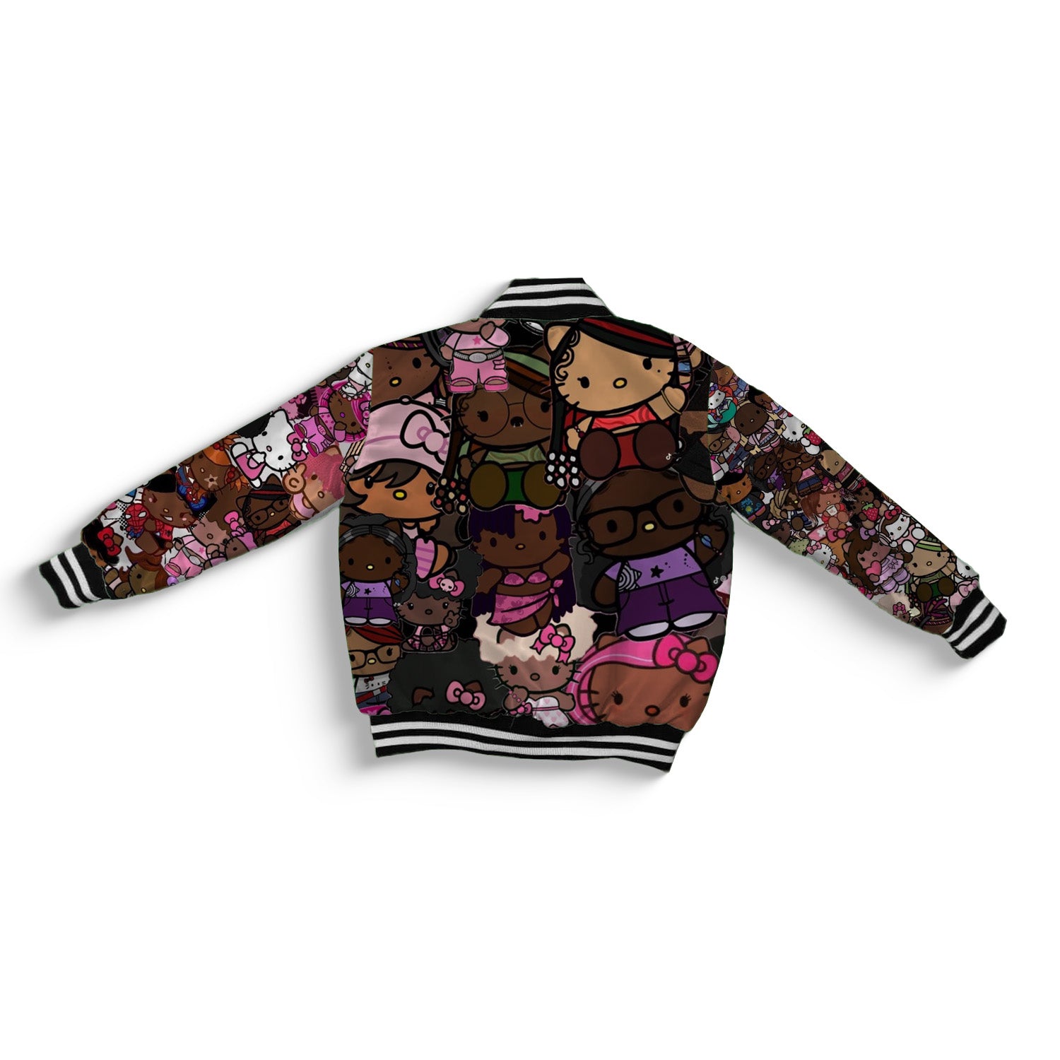 Kids Melanin Hello Kitty Bomber Jacket