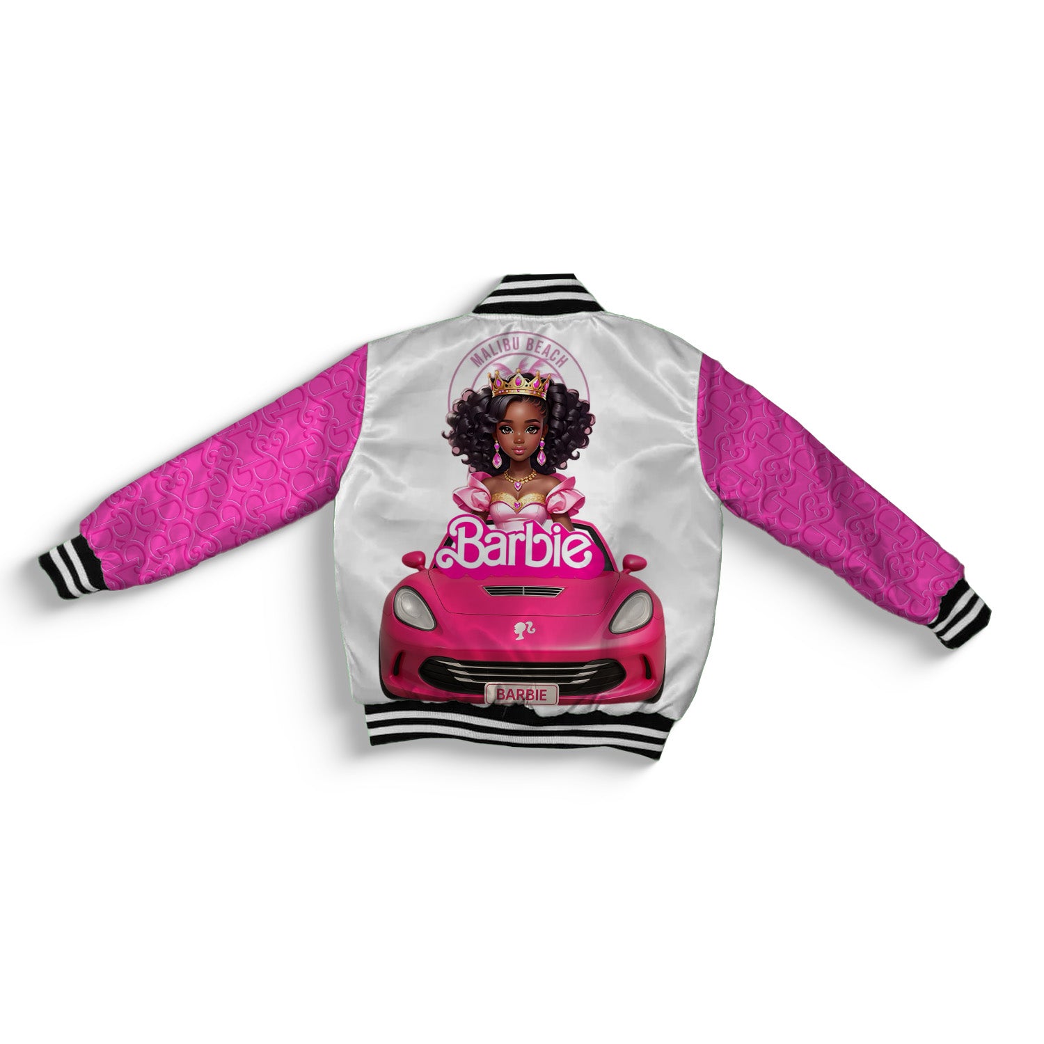 Kids Melanin Barbie Bomber Jacket