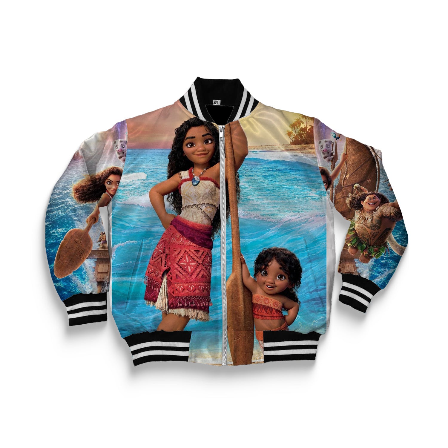 Kids Moana 2 Bomber Jacket