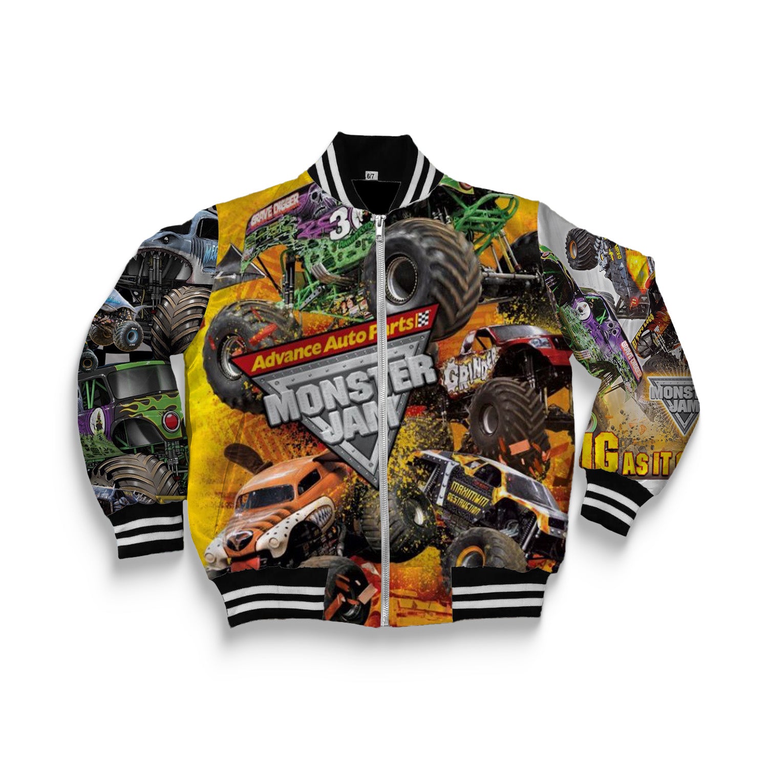 Kids Monster Jam Bomber Jacket