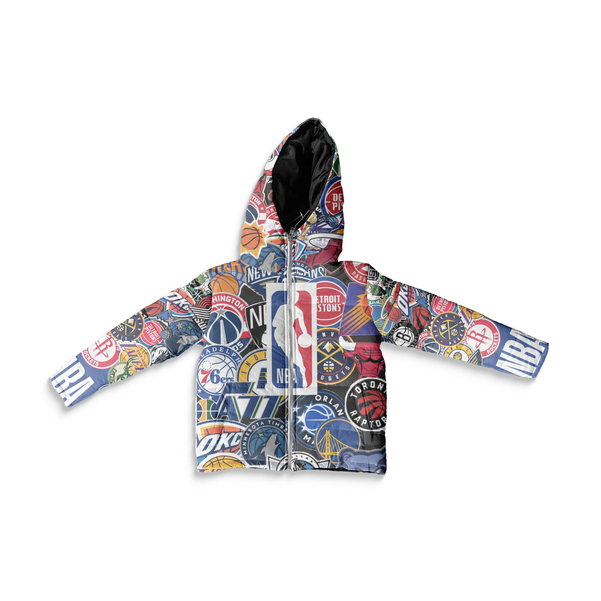 Kids i Love Basketball Puffer
