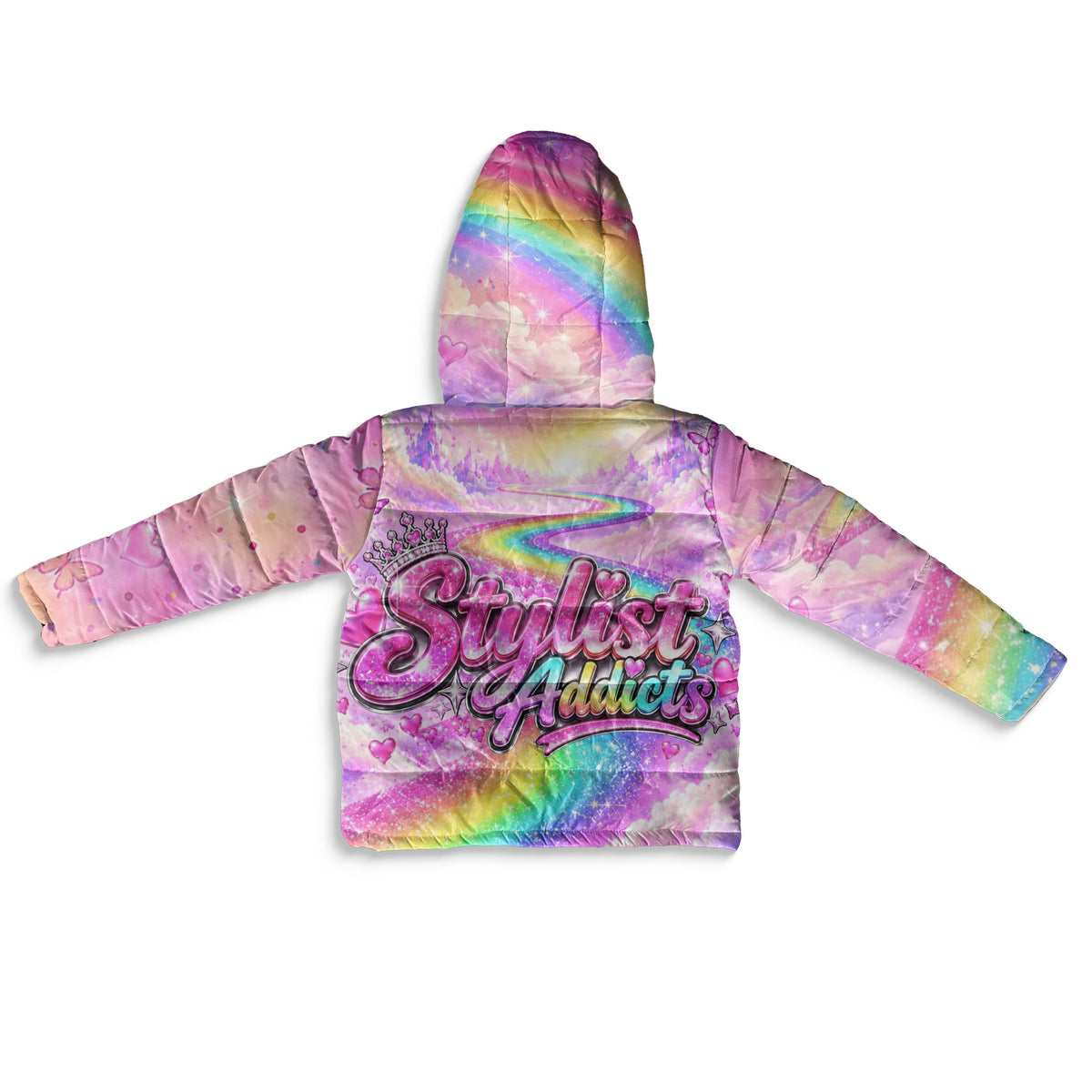 Kids Unicorn Love Puffer
