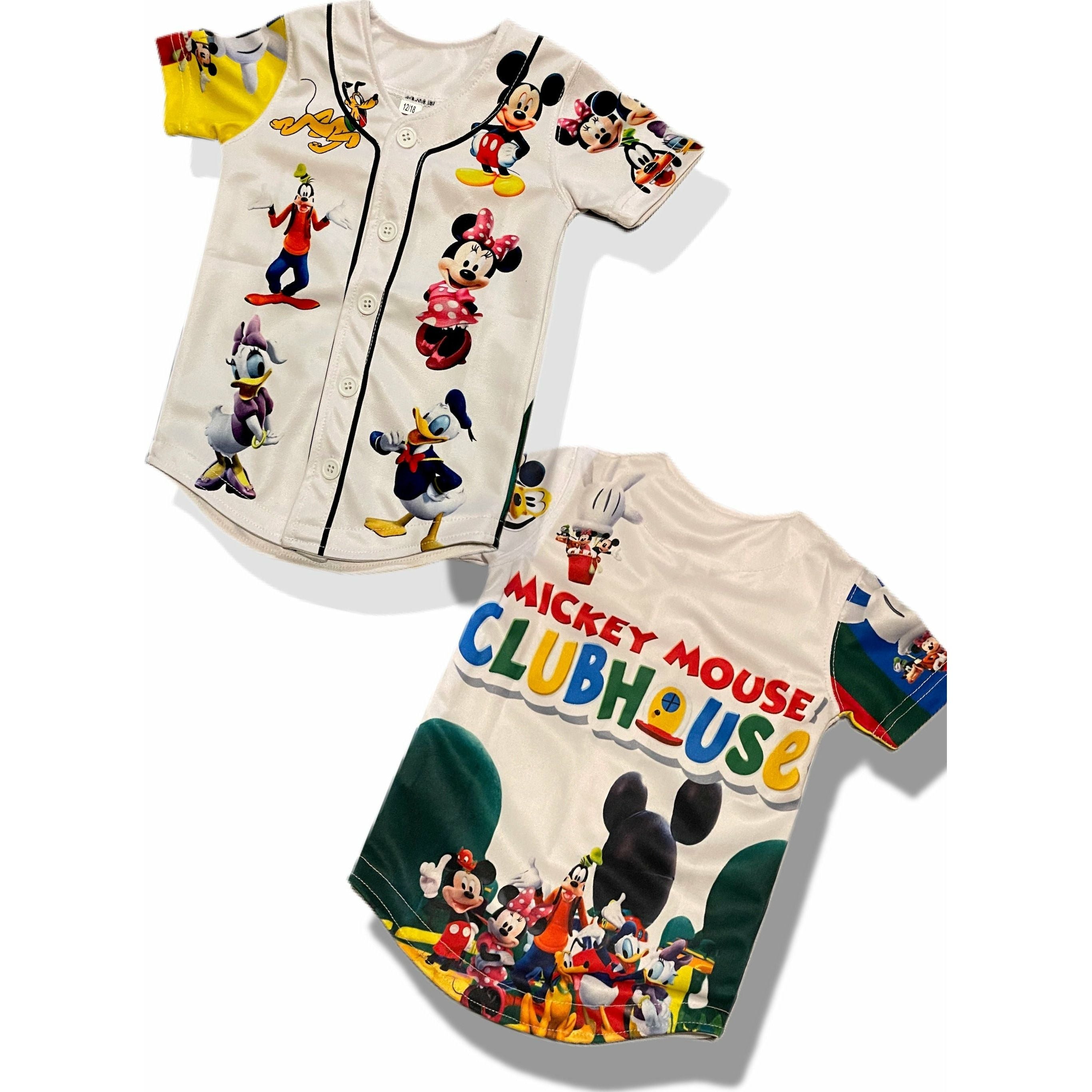 Mickey Clubhouse Baseball Jersey