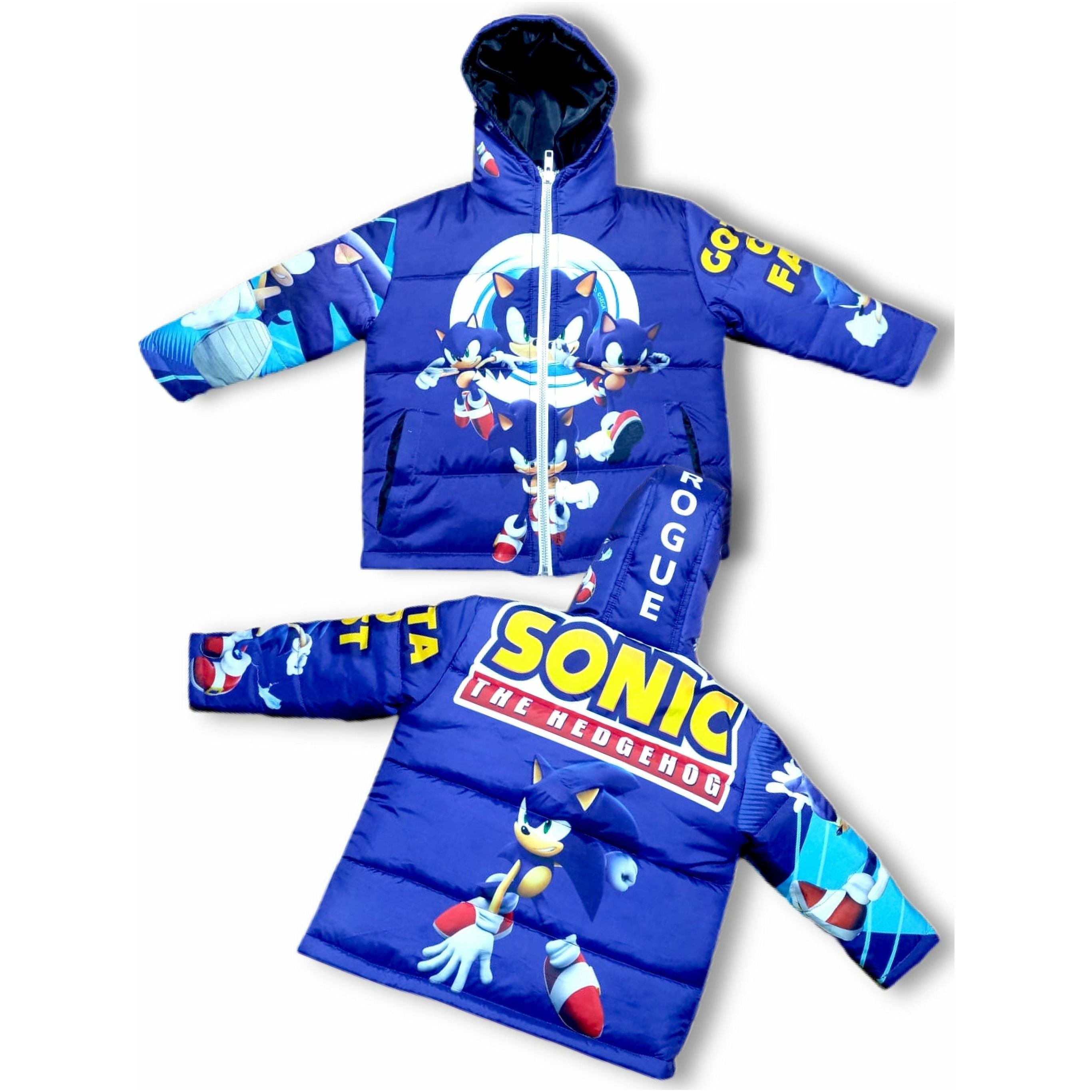 kids sonic puffer jacket