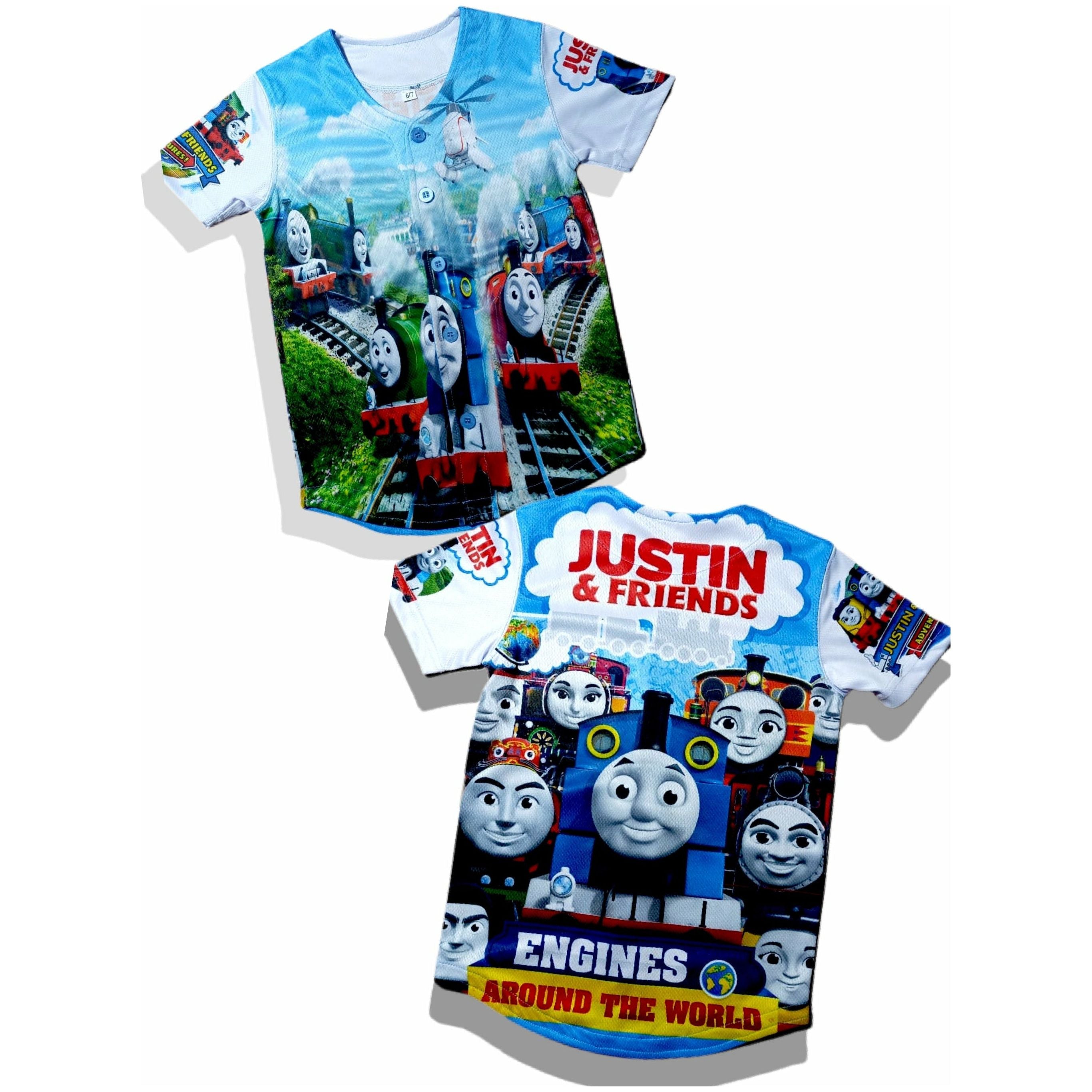 Thomas the train baseball jersey