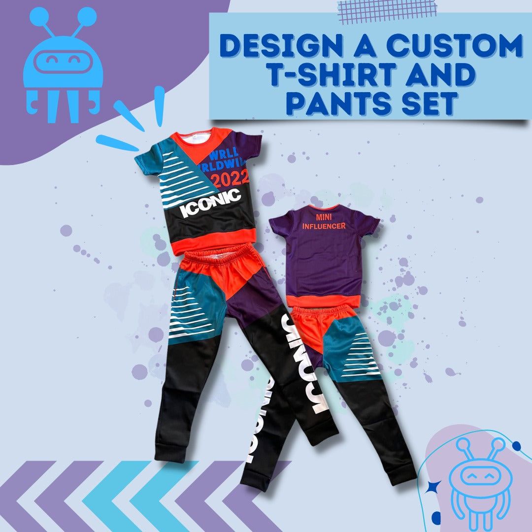 Design a shirt and pants set